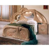 Trueliving  Floating Dark bed Laminated Finish & PU Finish 6Ft *6Ft *1Ft